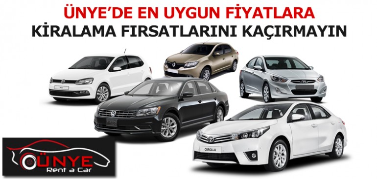 ünye oto kiralama
